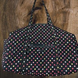 NWOT NEVER USED Vera Bradley Havana Dots Large Duffle Bag